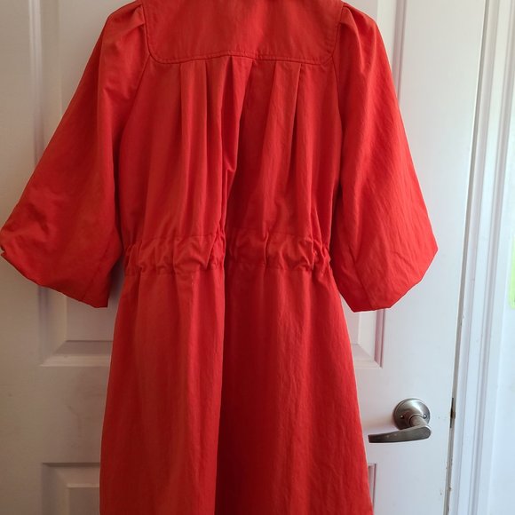 Orange belted coat - Picture 2 of 2